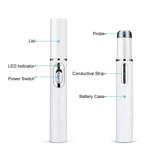 Cross-Border Kd-7910 Blue Light Massage Pen Eye Massager Eye Massage Stick Eye Beauty Instrument Upgraded Heating Instrument