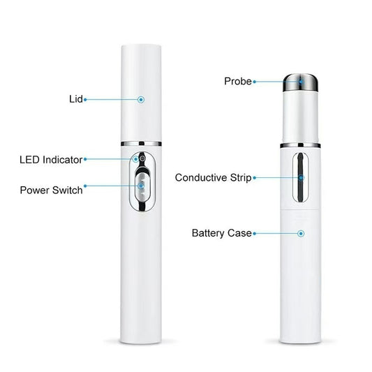 Cross-Border Kd-7910 Blue Light Massage Pen Eye Massager Eye Massage Stick Eye Beauty Instrument Upgraded Heating Instrument