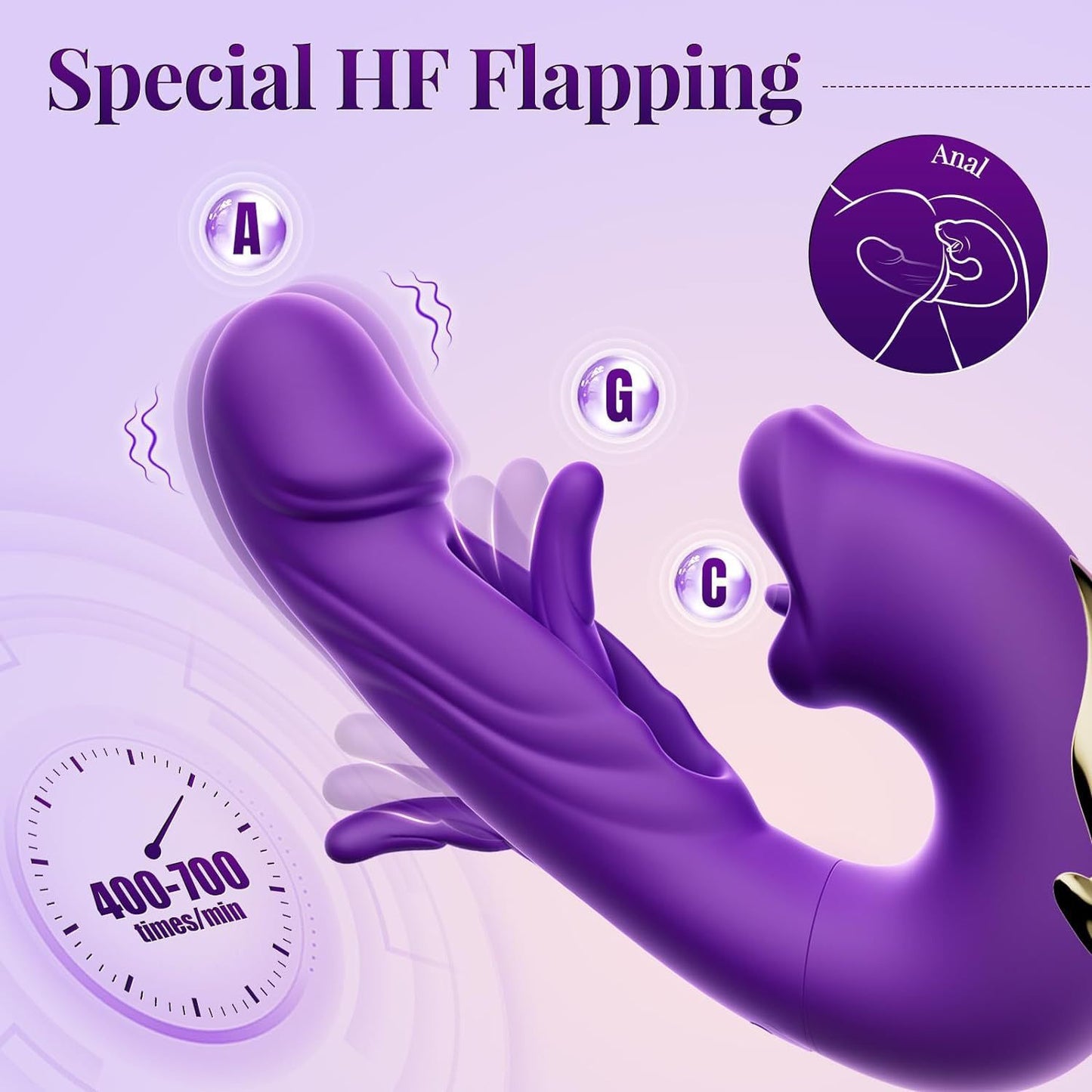 Foreign Trade New Three-In-One Mouth Slap Tongue Vibrator For Women With 7-Frequency Sucking And Triggering G-Spot Masturbation Device Wholesale